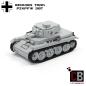 Preview: CUSTOM WW2 Tank 38T with Soldier made of LEGO® bricks
