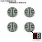 Preview: LIGHT BLUISH GREY Tile with armored door round
