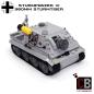 Preview: CUSTOM WW2 tank Stormtiger 380mm out of LEGO® bricks