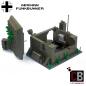 Preview: CUSTOM WW2 Funk Bunker mit 2 Soldaten aus LEGO® Steinen