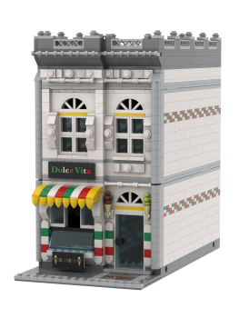 Bauanleitung instruction Hotel Excalibur Modular Eigenbau Moc aus Lego Basic 