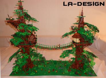 Custom Landingplatform + Trees  for Star Wars