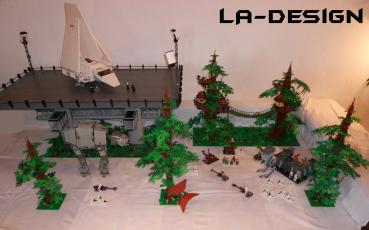 Custom Landingplatform + Trees  for Star Wars