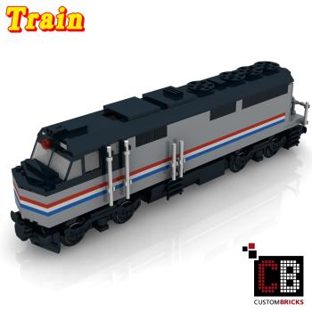 CB Railway F40PH - Train engine