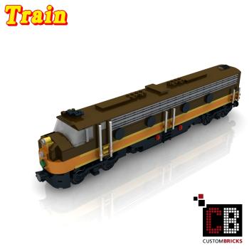 CB Railway Central E8A Train