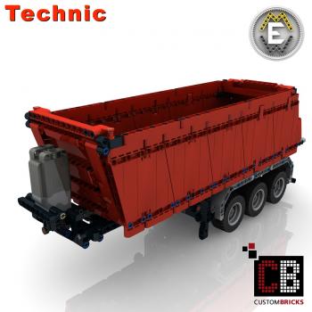 Custom RC tipping Trailer - Red