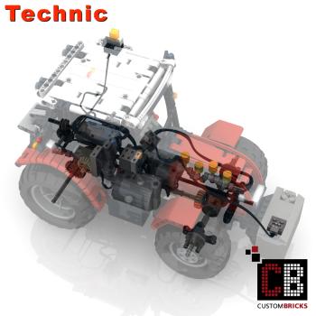 Custom 4x4 RC Traktor 8063 mod + Anhänger
