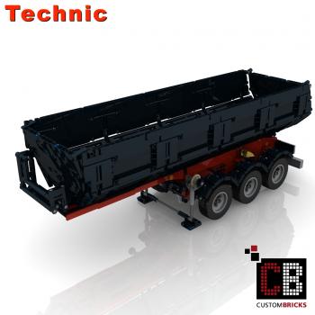 Custom tipping semitrailer