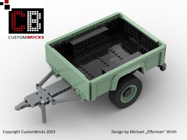 Custom tipping semitrailer