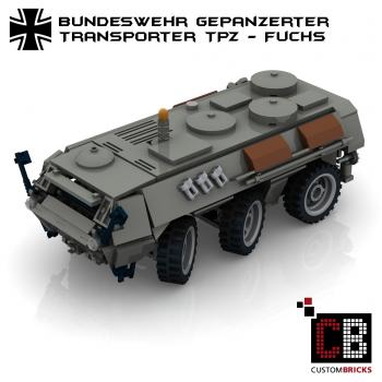 Custom Bundeswehr armored transporter Fuchs - grey
