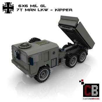 Custom Bundeswehr 7t MAN mil gl 6x6 Tipper - gray