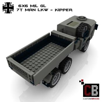 Custom Bundeswehr 7t MAN mil gl 6x6 Tipper - gray