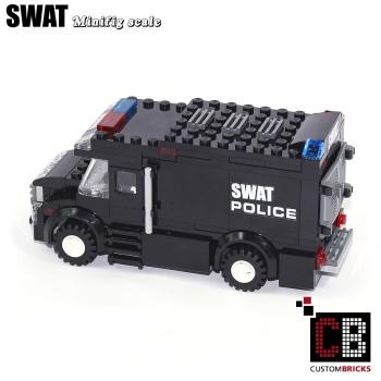 SWAT Team Van made of LEGO® bricks