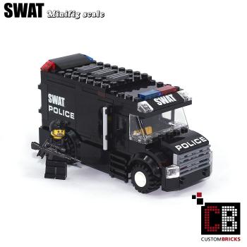 SWAT Team Van made of LEGO® bricks