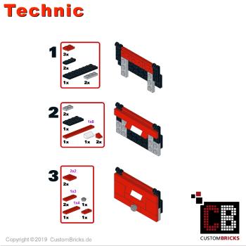 Complete set for converting LEGO model 10220 to RC
