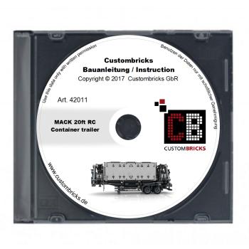 Custom truck 42078 - RC 20ft container trailer
