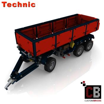 Custom LKW 42043 Anhänger mit Kippfunktion - rot