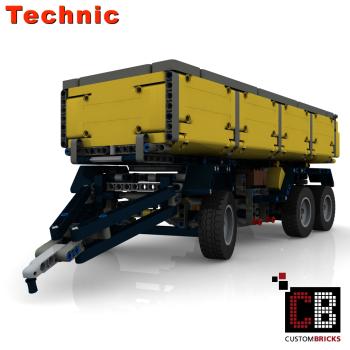 Custom LKW 42043 Anhänger mit Kippfunktion - gelb