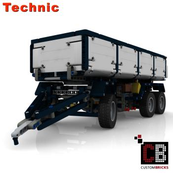 Custom LKW 42043 Anhänger mit Kippfunktion - weiß