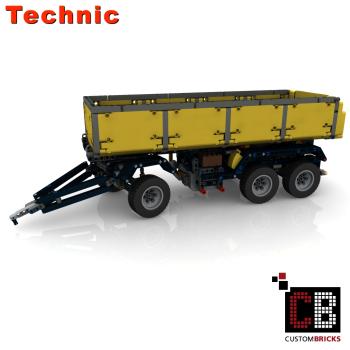 Custom LKW 42043 Anhänger mit Kippfunktion - gelb