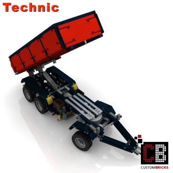 Custom LKW 42043 Anhänger mit Kippfunktion - rot