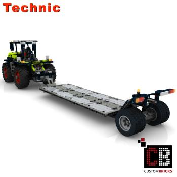 Custom Traktor 42054 Tieflader für Kreiselegge