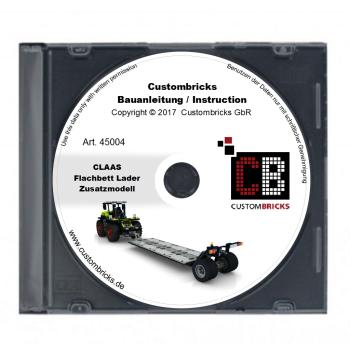 Custom Traktor 42054 Tieflader für Kreiselegge