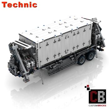 Custom truck 42078 - RC 20ft container trailer