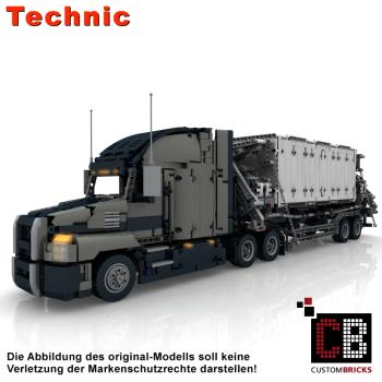 Custom truck 42078 - RC 20ft container trailer