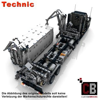 Custom truck 42078 - RC 20ft container trailer