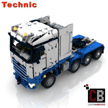 Custom LKW SLT blau weiß - RC Truck
