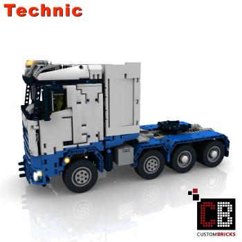 Custom LKW SLT blau weiß - RC Truck
