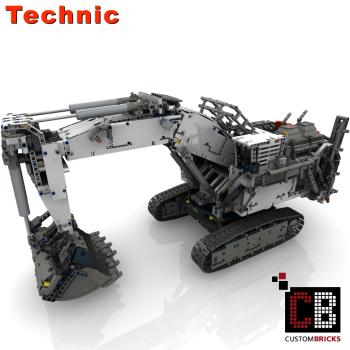 Custom RC Control+ 42100 Backhoe Mod