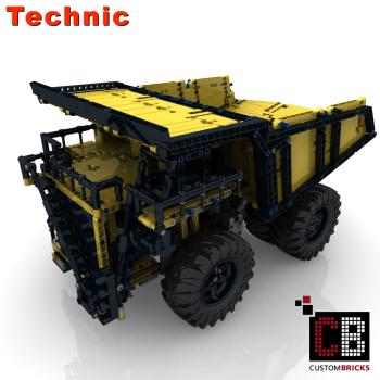 Custom RC Minen-Muldenkipper - gelb