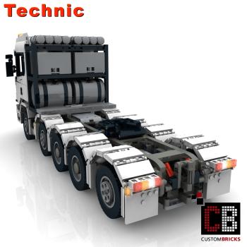 Custom RC white truck 10x4 6 SLT Truck