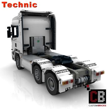 Custom RC weißer LKW 6x4 Truck