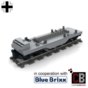 BB - CustomBricks WW2 LKW-Transporter from plug-in blocks