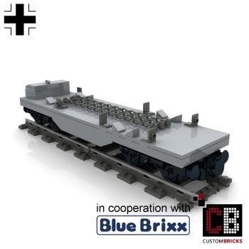 BB - CustomBricks WW2 LKW-Transporter from plug-in blocks