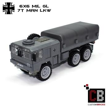 CUSTOM Bundeswehr 7t MAN 6x6 LKW - gray - made of LEGO® bricks