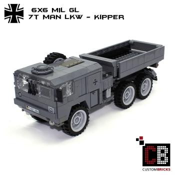 CUSTOM Bundeswehr 7t MAN 6x6 LKW - tipper - made of LEGO® bricks