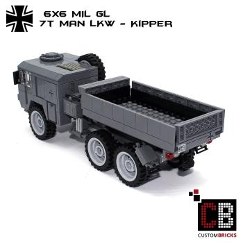 CUSTOM Bundeswehr 7t MAN 6x6 LKW - tipper - made of LEGO® bricks