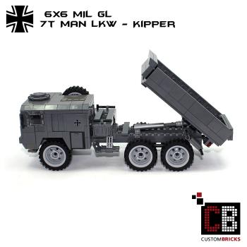 CUSTOM Bundeswehr 7t MAN 6x6 LKW - tipper - made of LEGO® bricks