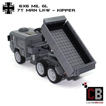 CUSTOM Bundeswehr 7t MAN 6x6 LKW - tipper - made of LEGO® bricks