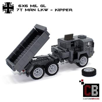 CUSTOM Bundeswehr 7t MAN 6x6 LKW - tipper - made of LEGO® bricks