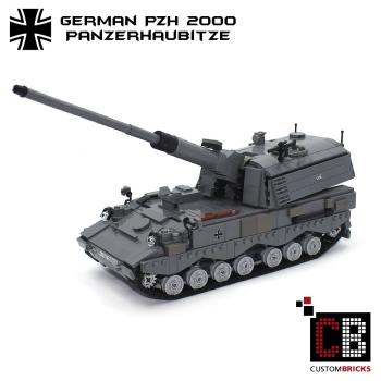 CUSTOM Bundeswehr MBT Panzerhaubitze PzH 2000 made of LEGO® bricks