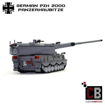 CUSTOM Bundeswehr MBT Panzerhaubitze PzH 2000 made of LEGO® bricks