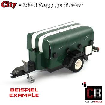 Custom City tarpaulin - green with stripes