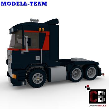 Custom Modell Team Truck - black