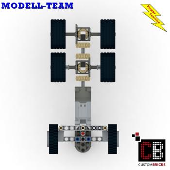 Custom Modell Team Truck - black