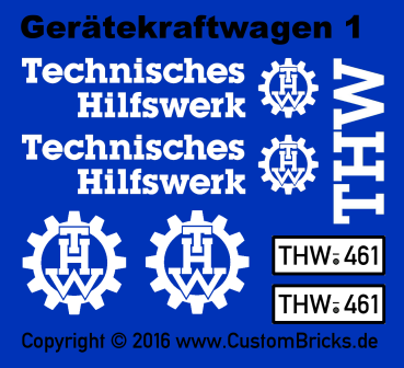  Custom Sticker Decals Absperrung für Modelle aus Lego MOC